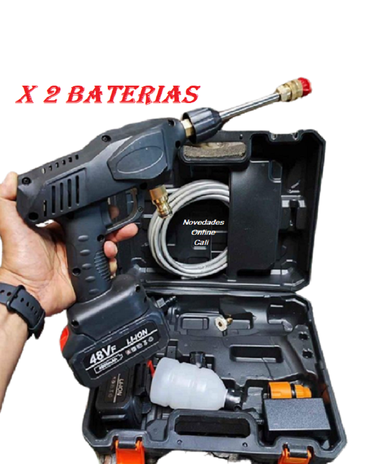 Hidrolavadora Inalámbrica 48V – 2 Baterías Incluidas